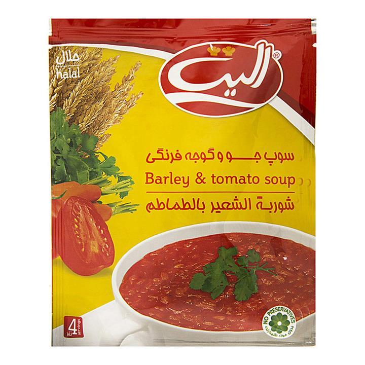 سوپ جو و گوجه فرنگی 65 گرمی الیت Elite Barely And Tomato Soup 65gr